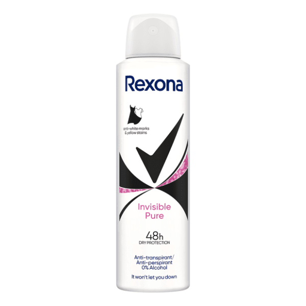 Dezodorans REXONA invisible pure 150ml