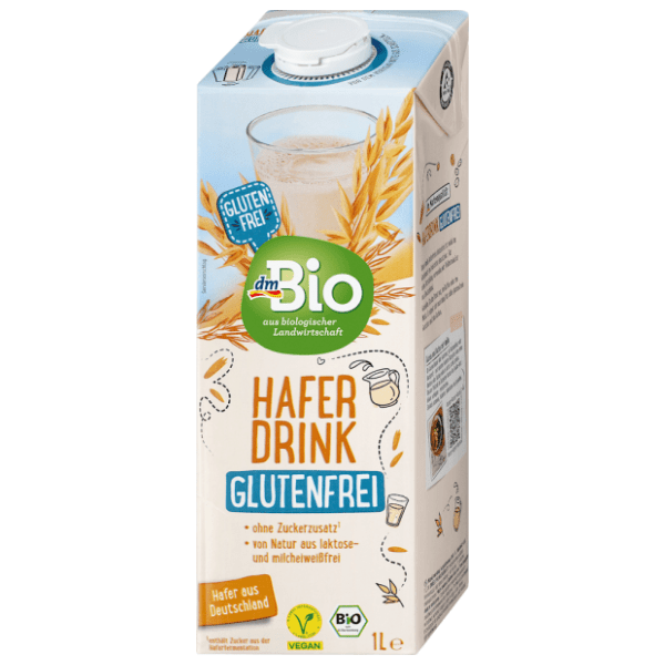 DM BIO napitak od ovsa bez glutena 1l