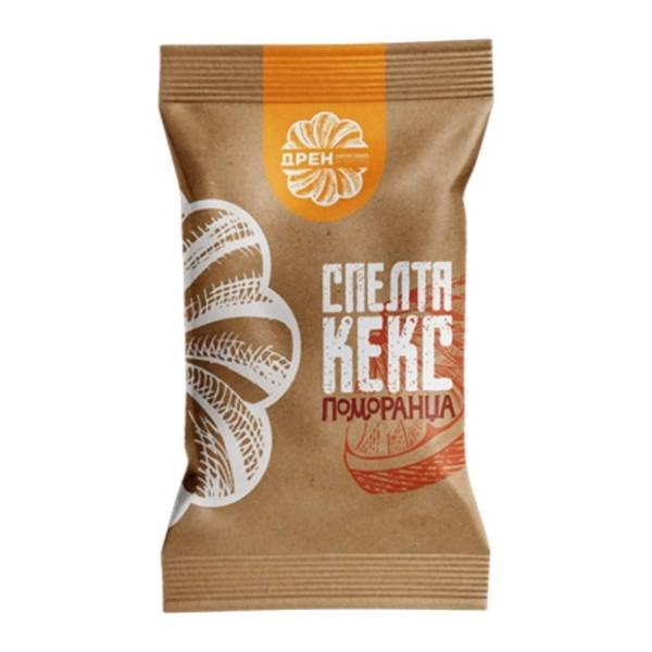 DREN spelta keks pomorandža 150g