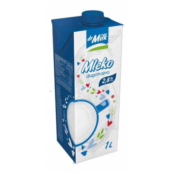 Dugotrajno mleko DR.MILK 2,8%mm 1l