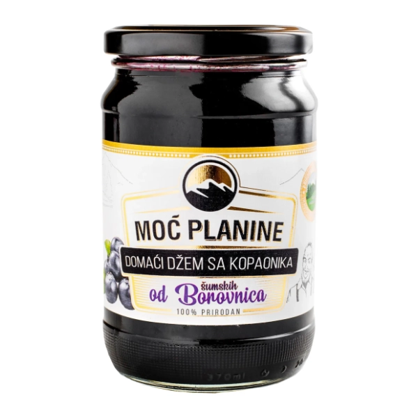 Džem MOĆ PLANINE divlja borovnica 420g