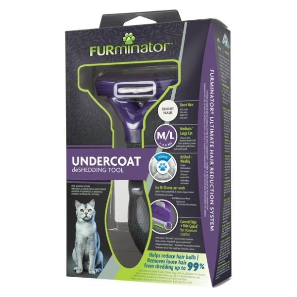 FURMINATOR četka za kratkodlake mačke M/L