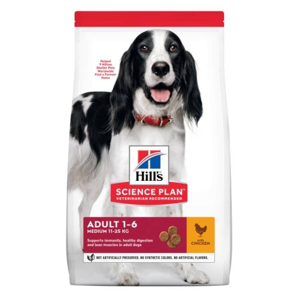 HILL'S Science Plan medium adult hrana za pse piletina 2,5kg