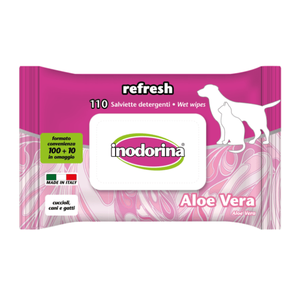 INODORINA Refresh aloe vera vlažne maramice 40kom