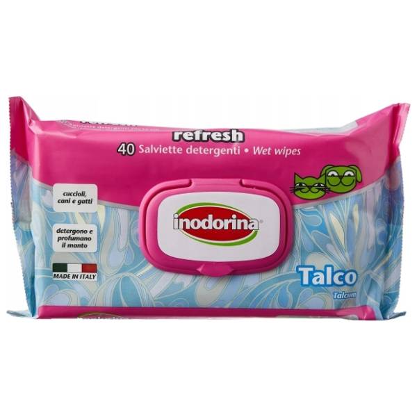 INODORINA Refresh talco vlažne maramice 40kom