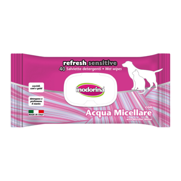 INODORINA Sensitive aqua water vlažne maramice 40kom
