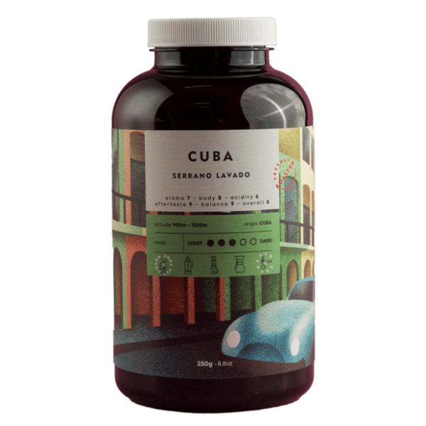 Kafa KAFETERIJA Cuba Serrano Lavado u zrnu 250g