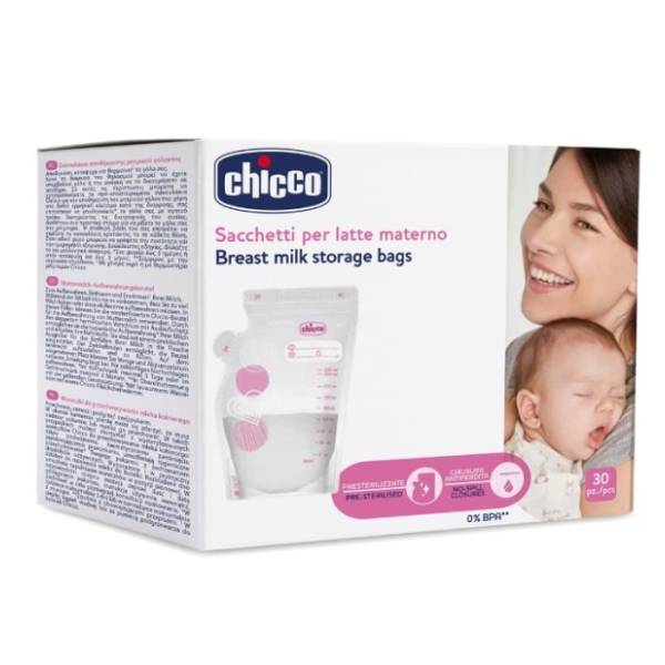 Kesice za skladištenje mleka CHICCO 250ml 30kom