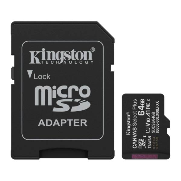 KINGSTON memorijska kartica 64GB Canvas Select Plus SDCS3/64GB