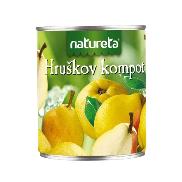 Kompot kruška NATURETA 850g