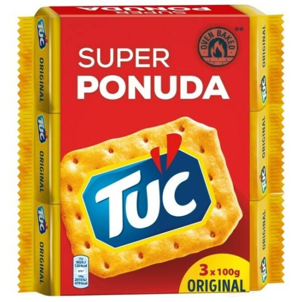 Krekeri TUC Original 3x100g