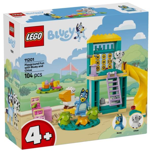 LEGO Bluey zabava na igralištu sa Blui i Kloi 11201