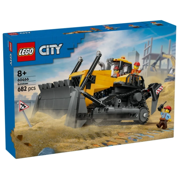 LEGO City žuti buldožer 60466