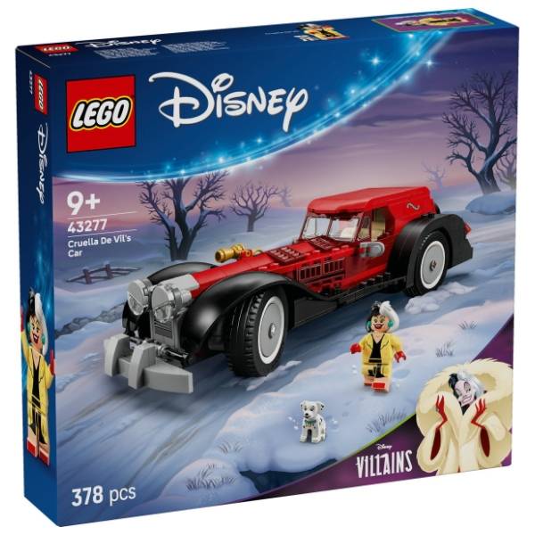 LEGO Disney automobil Kruele de Vil 43277