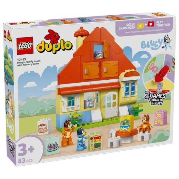 LEGO DUPLO Bluina porodična kuća sa igrom pamćenja 10459