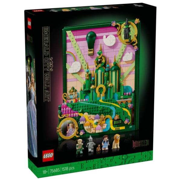 LEGO Wicked Emerald Siti zidno umetničko delo 75685