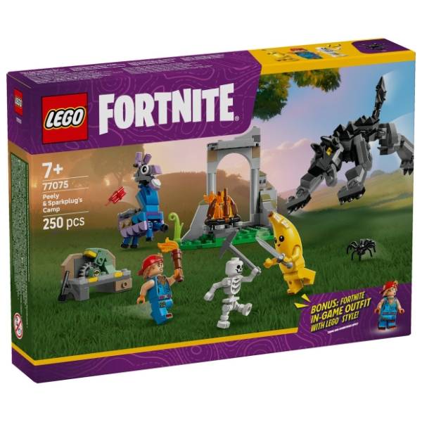 LEGO Fortnite Pilijev i Sparkplagov kamp 77075