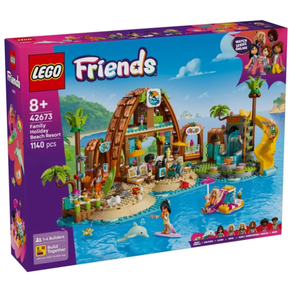 LEGO Friends porodični odmaralište na plaži 42673