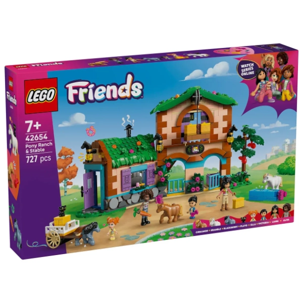LEGO Friends ranč sa ponijima i štala 42654