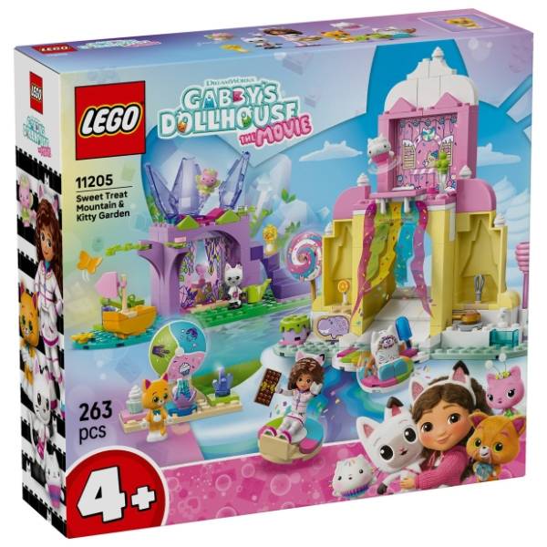 LEGO Gabby's Dollhouse planina slatkiša i Kitina bašta 11205