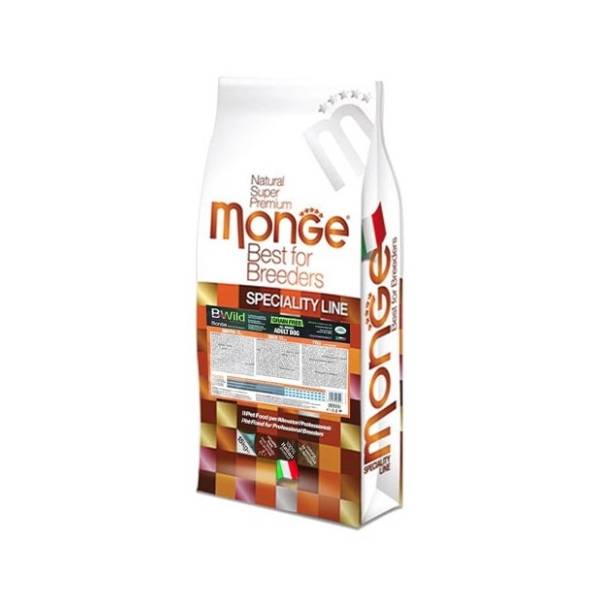 MONGE Bwild adult hrana za pse divlja patka i krompir 15kg