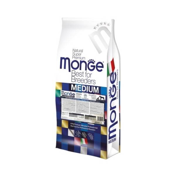MONGE Medium puppy & junior hrana za pse piletina 15kg