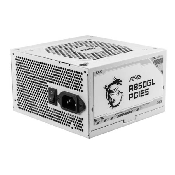MSI napajanje MAG A850GL PCIE5 belo
