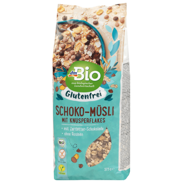 Musli DM BIO čokoladni bez glutena 375g
