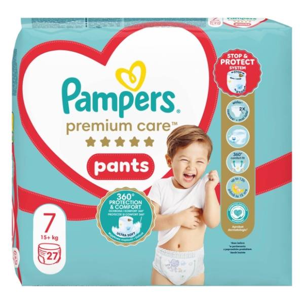 PAMPERS pelene premium care pants 7 27kom