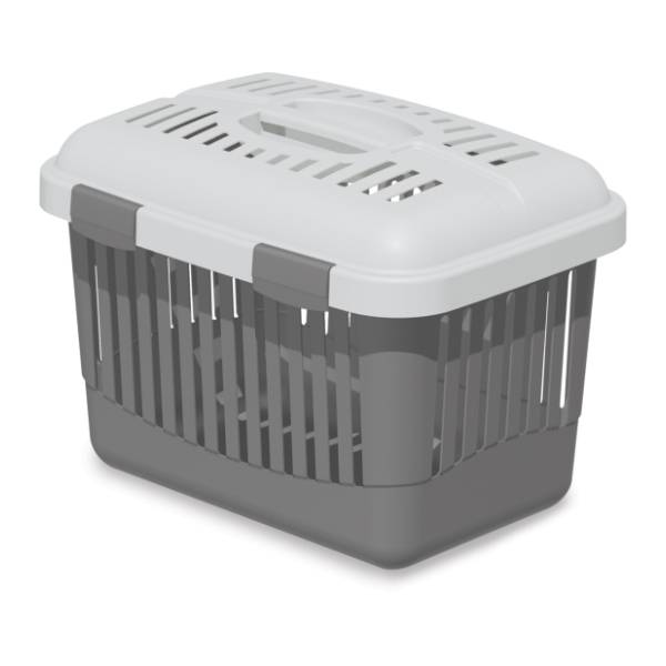 PETMAX Easy top transporeter sivi