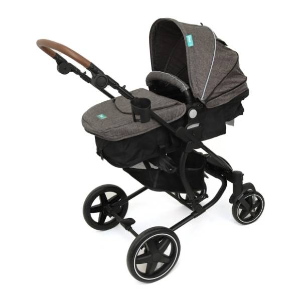 PUERRI kolica za bebe 2 u 1 Baby Move siva