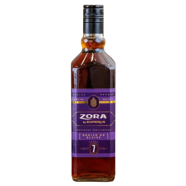 Rakija ZORA šljiva 7 y.o. 0,7l