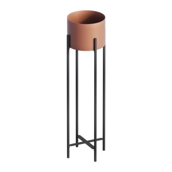 Saksija WALLXPERT Decorative pot 23x78cm crno-terakota