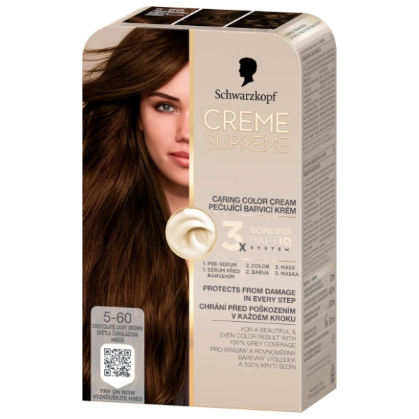 SCHWARZKOPF Creme Supreme farba za kosu 5-60 light brown