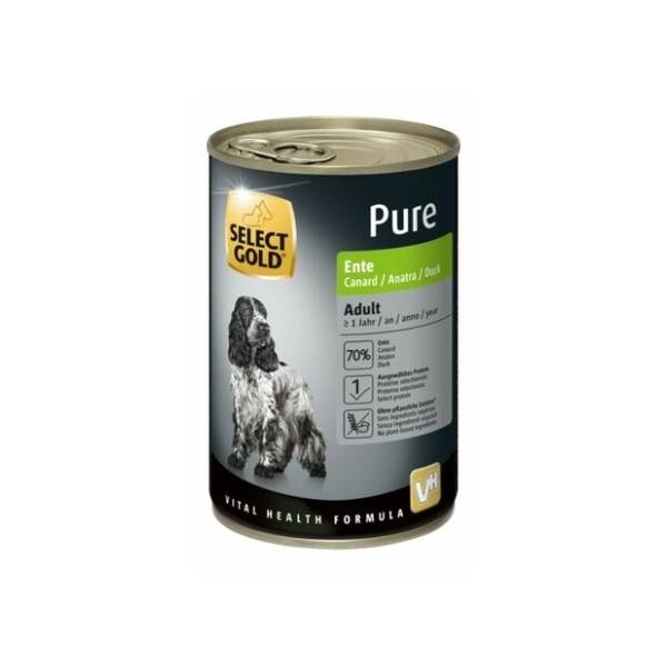 SELECT GOLD Pure adult hrana za pse patka 400g