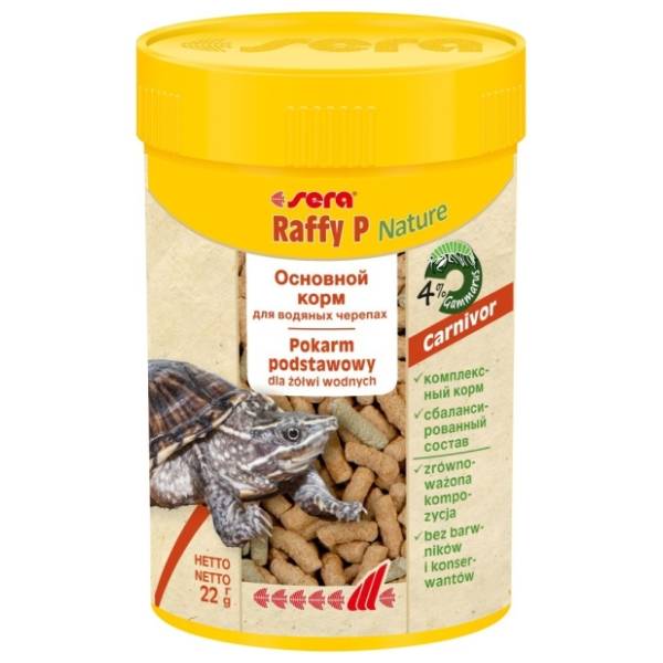 SERA Raffy P nature hrana za kornjače u granulama 100ml