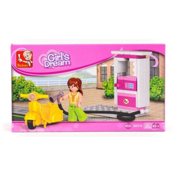 SLUBAN kocke Benzinska stanica 37kom