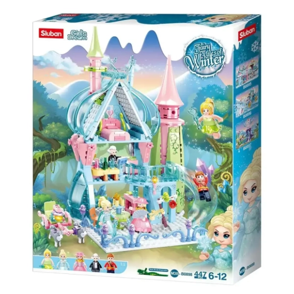 SLUBAN kocke Snežna bajka zamak