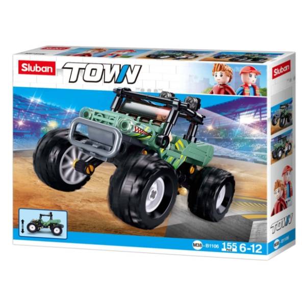 SLUBAN kocke vozilo Off road mint