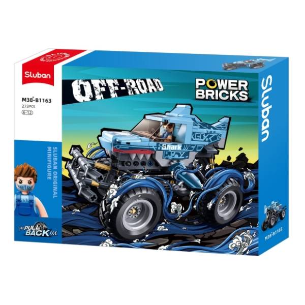 SLUBAN kocke vozilo Off road plavi