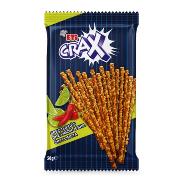 Štapići ETI Crax chili limeta 50g