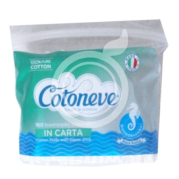 Štapići za uši COTONEVE biorazgradivi 160kom