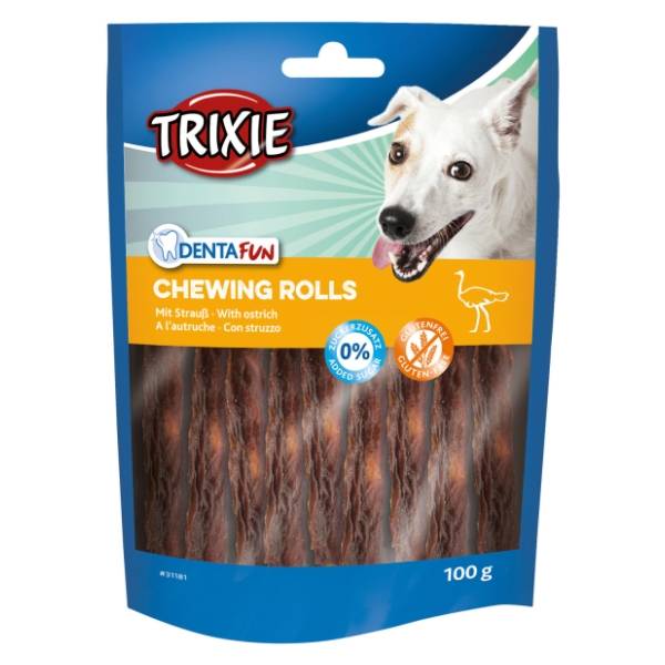 TRIXIE Denta fun štapići sa ukusom noja za pse 100g