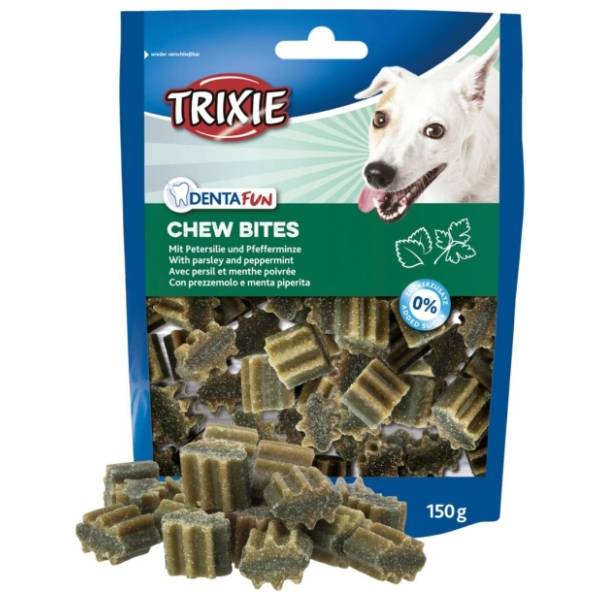 TRIXIE Dentafun chew bites peršun i pepermint za pse 150g 