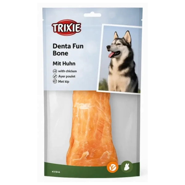 TRIXIE kost sa piletinom za pse 140g
