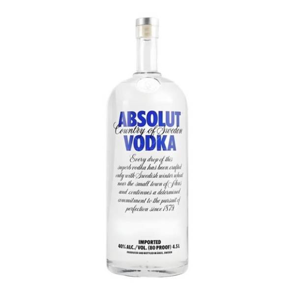 Vodka ABSOLUT 4,5l