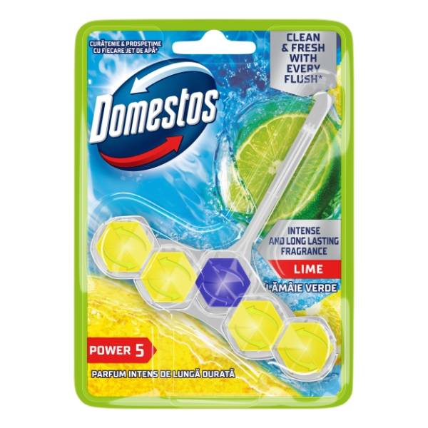 WC osveživač DOMESTOS power 5 lime 55g