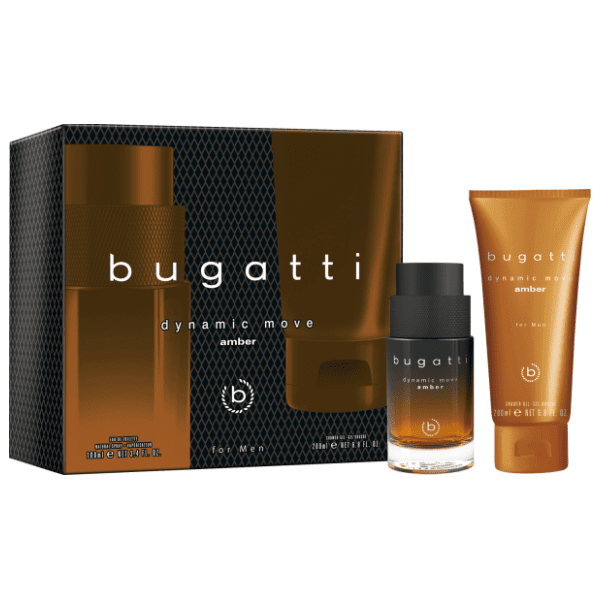 BUGATTI set Amber (toaletna voda i gel za tuširanje)