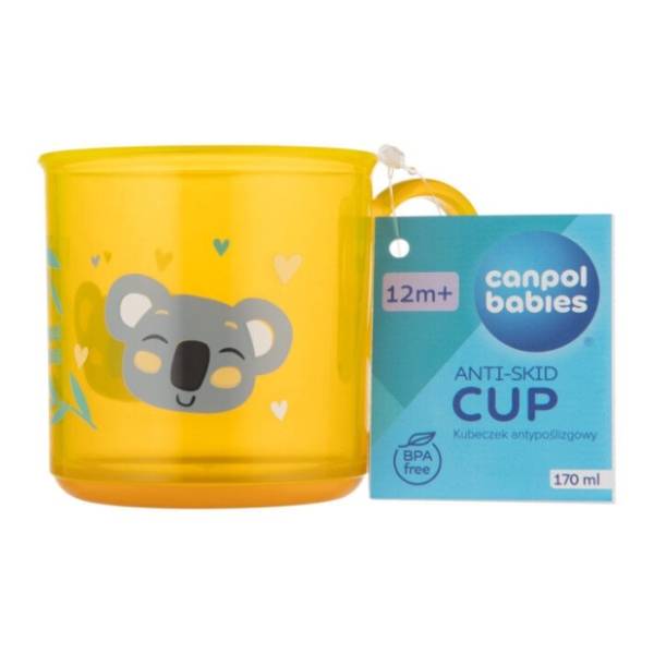 CANPOL BABIES čaša sa neklizajućim dnom 170ml žuta