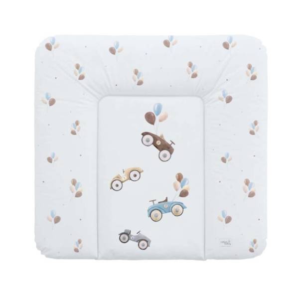 CEBA meka podloga za presvlačenje Automobili 75 x 72 cm bela